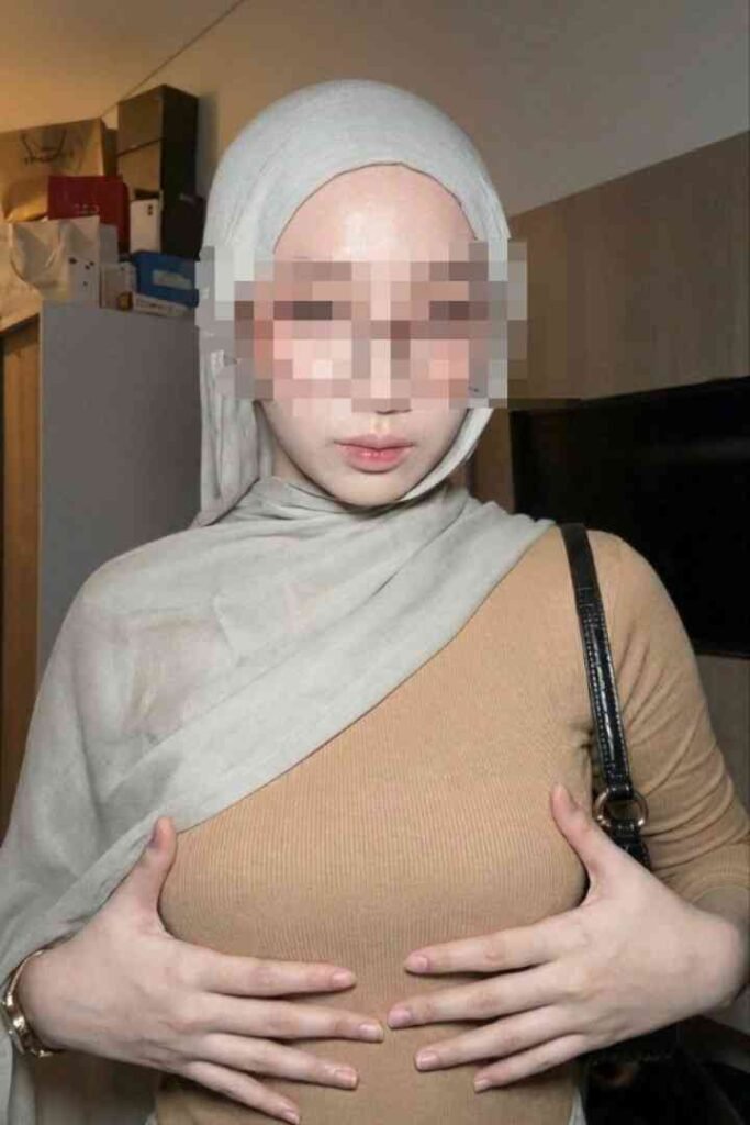 Malay girl in hijab and modest top